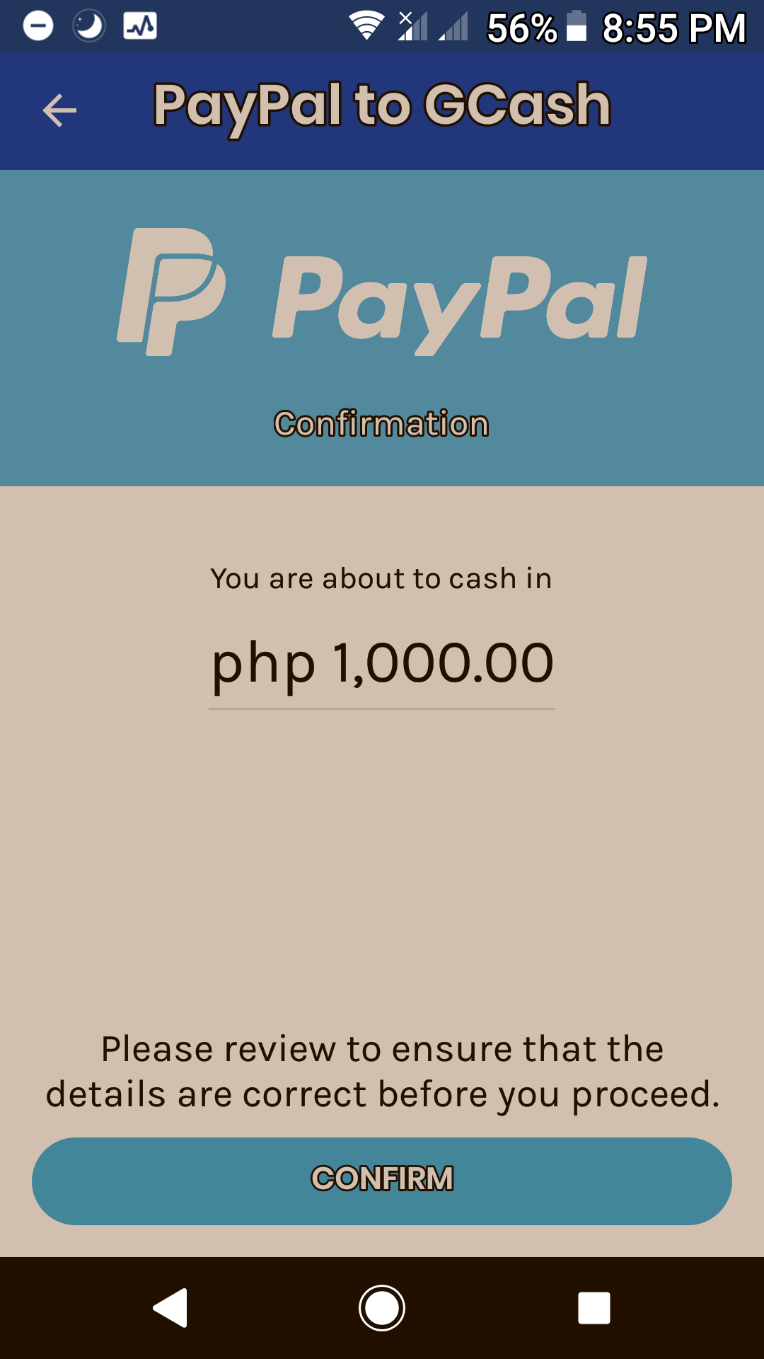 A1 paypal
